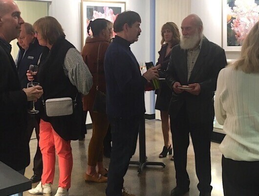 Guests at the ARTclectic Opening Reception for the Floral and Still Life show